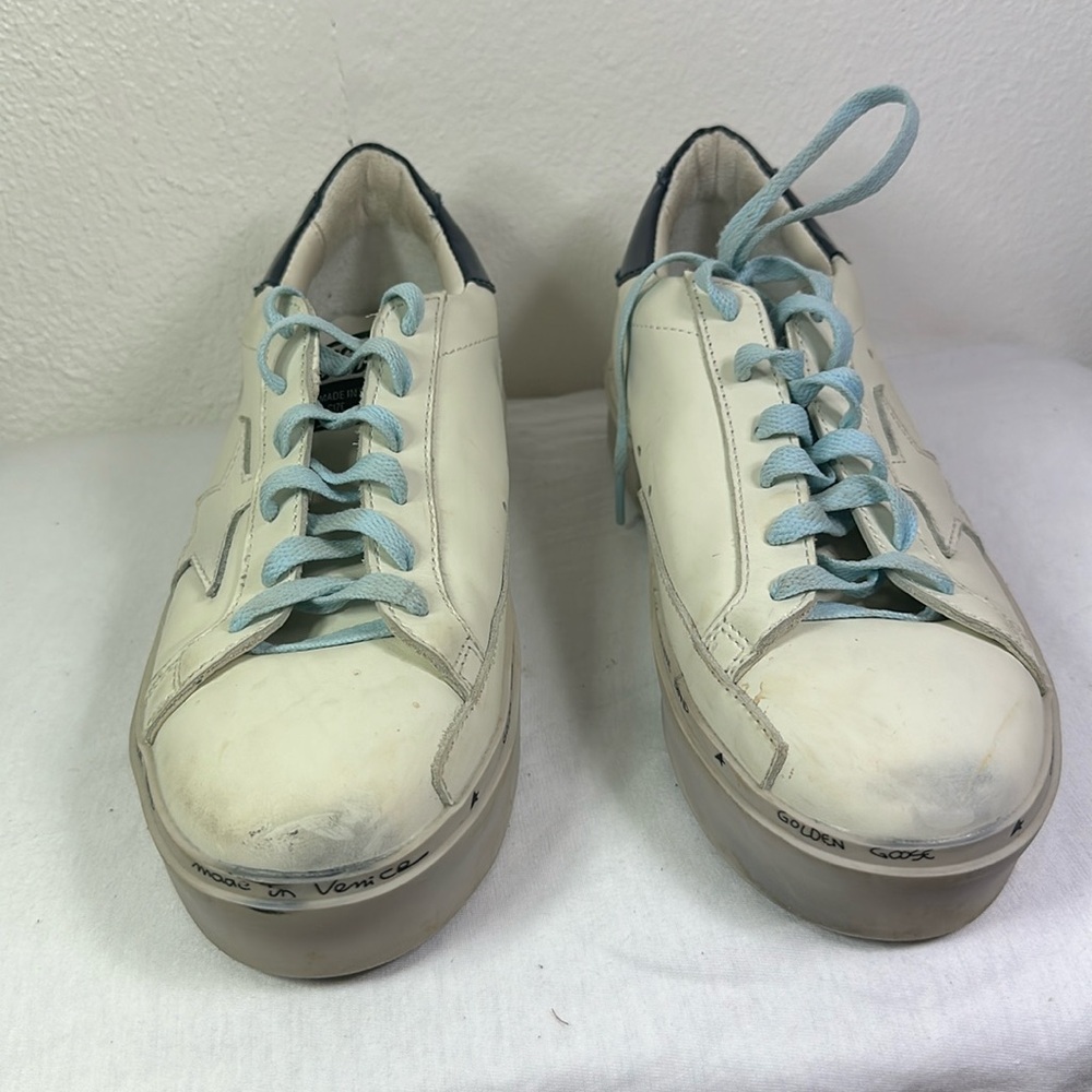 GOLDEN GOOSE Leather Printed Sneakers size 38